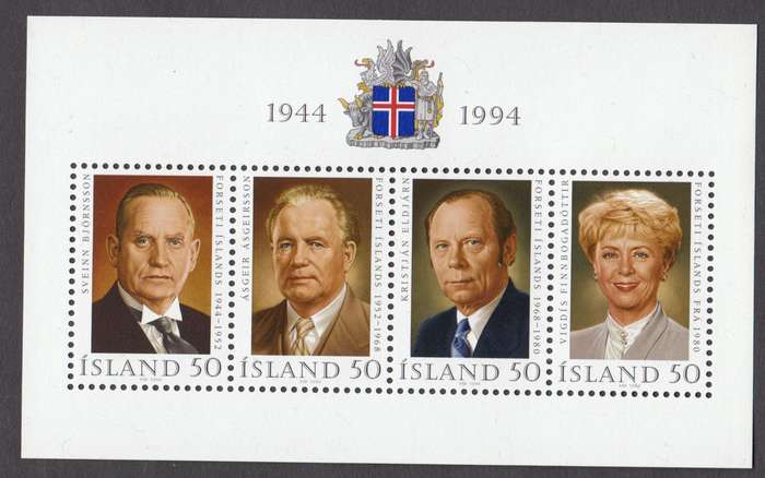 ICELAND-1994  M/SHEET UMM  R280.00