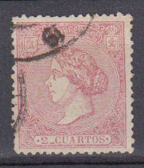 SPAIN-1866 SG92  superb used   R1030.00+