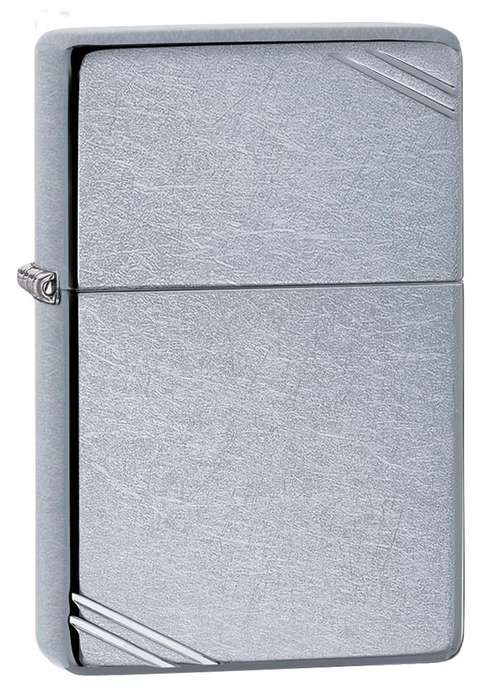 Zippo  Vintage Brush Chrome