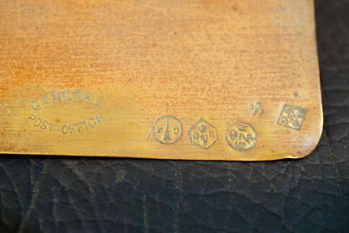 Antique Scale General Post office with Military Marks and Customs Stamps  **Good Condition**