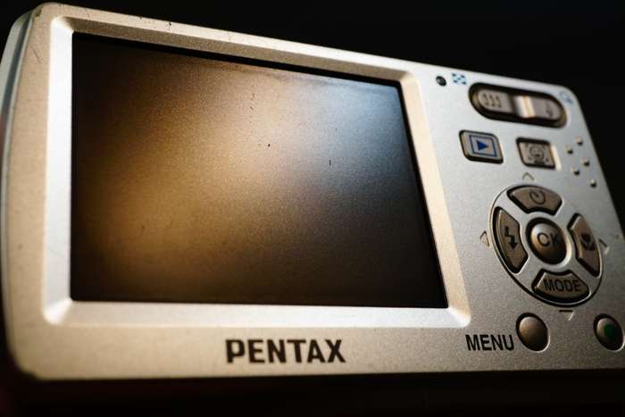 Pentax Optio E60 10.1MP Compact Digital Camera uses AA Batteries  **Good Condition**