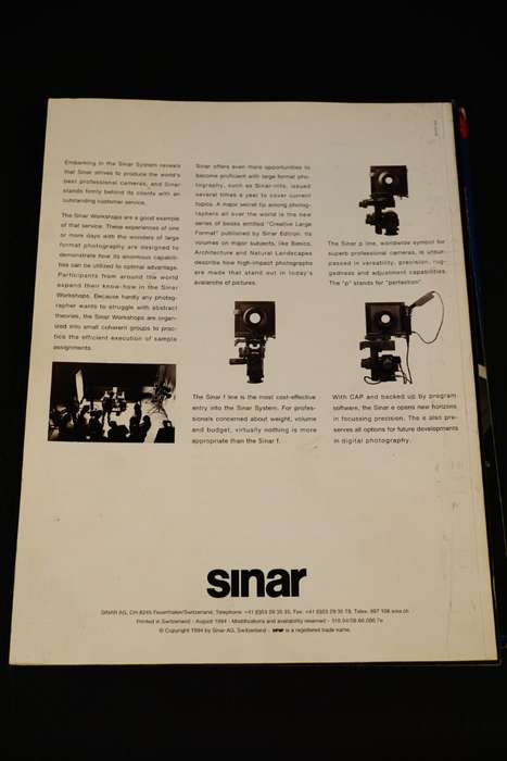 Collection of 7 Sinar Usage and Equipment Books **Good Condition**