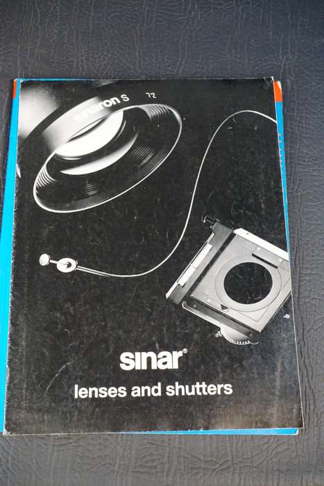 Collection of 7 Sinar Usage and Equipment Books **Good Condition**