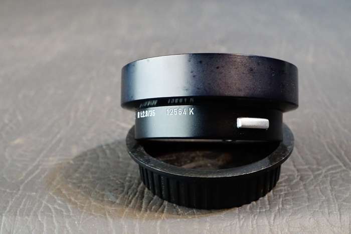 Leica Leitz Wetzlar Lens Hood 12564K fits R 50/2, 35/2.8 **Great Condition**