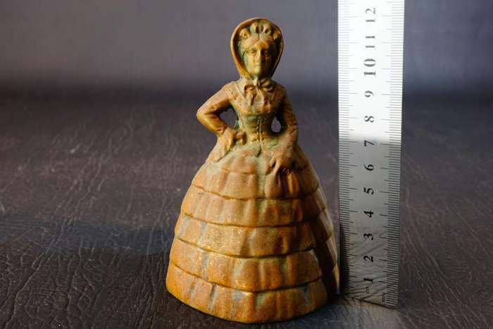 Vintage Brass Bell Antique Victorian Style Decor **Good Condition**