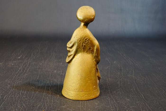 Vintage Brass Bell Antique Victorian Style Decor **Good Condition**