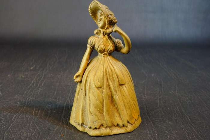 Vintage Brass Bell Antique Victorian Style Decor **Good Condition**