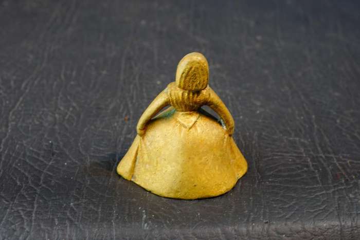 Vintage Brass Bell Antique Victorian Style Decor **Good Condition**