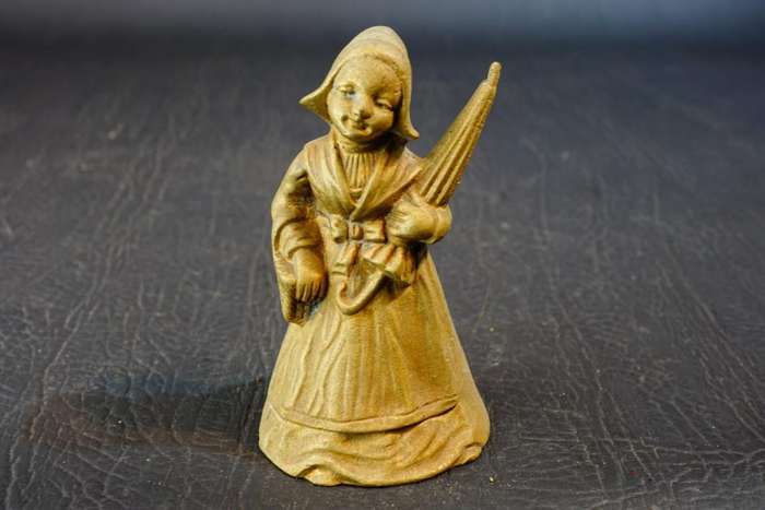 Vintage Brass Bell Antique Victorian Style Decor **Good Condition**