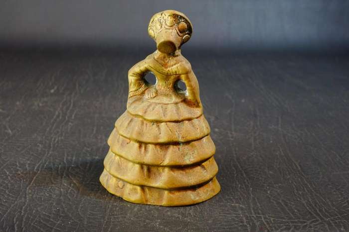 Vintage Brass Bell Antique Victorian Style Decor **Good Condition**