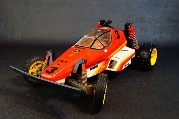 Vintage Rc Futaba Fx10 rc Buggy 80's **Chassis Only, Spares or Repair**
