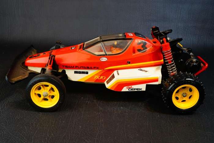 Vintage Rc Futaba Fx10 rc Buggy 80's **Chassis Only, Spares or Repair**