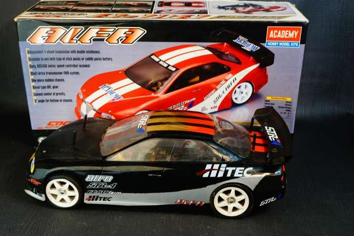 Original Academy STR-4 Alfa 4WD 1/10 RC Racing Car **Great Condition**
