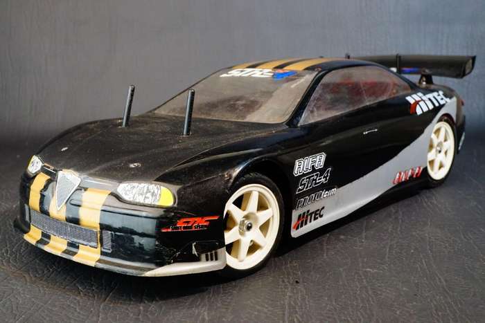Original Academy STR-4 Alfa 4WD 1/10 RC Racing Car **Great Condition**