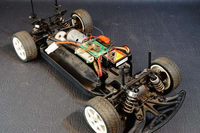 Original Academy STR-4 Alfa 4WD 1/10 RC Racing Car **Great Condition**