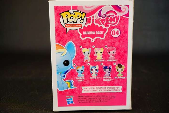 2013 Funko Pop My Little Pony Rainbow Dash #04 **New Old Shop Stock**