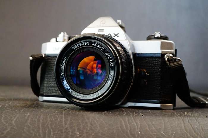 Pentax MX 35mm SLR Film Camera with Pentax 50mm F1.7 Lens  **Great Condition**