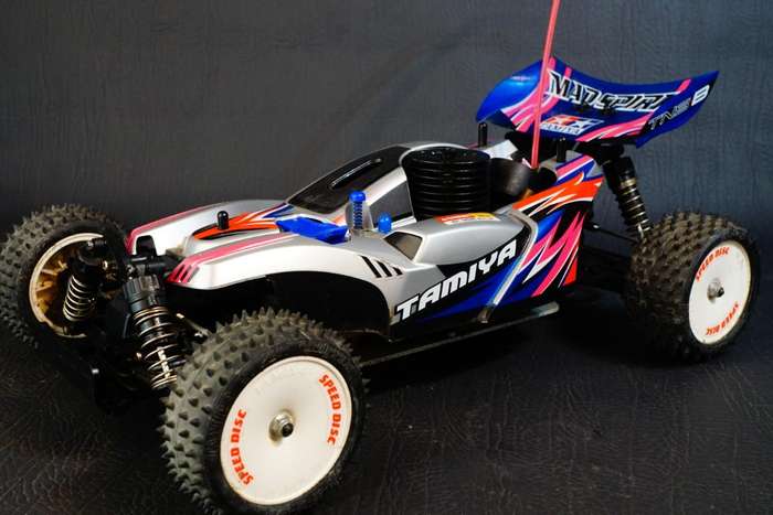 Tamiya Mad Spirit (43529) 1/10 4WD Nitro RC Racing Buggy **Great Condition**