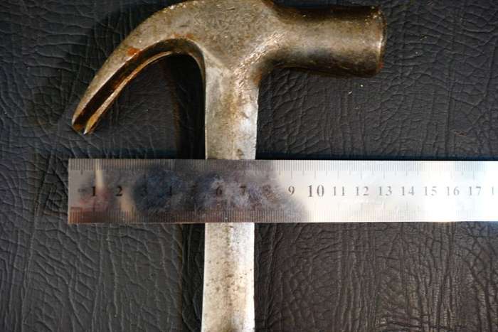 Vintage Estwing Stacked Leather Rip Claw Hammer Straight Made in USA **Well Used, Good Condition**