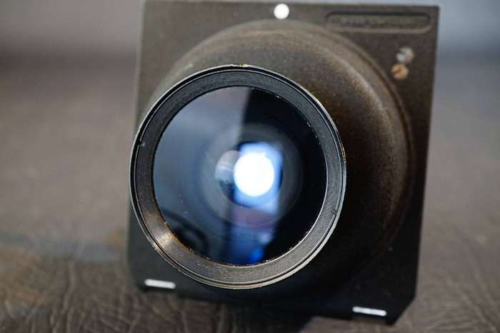 Schneider Kreuznach Super Angulon 90mm F8 Compur Shutter + Linhof Board **Excellent Condition**