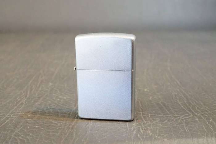 Zippo Stainless Steel with Sandblasted Finish  **Excellent Condition**
