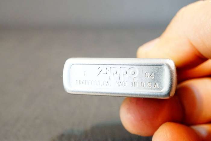 Zippo Stainless Steel with Sandblasted Finish  **Excellent Condition**