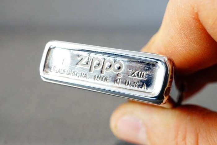 Zippo Stainless Steel with Chrome Finish  **Good Condition**