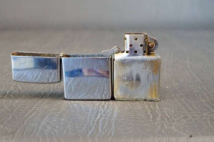 Zippo Stainless Steel with Chrome Finish  **Good Condition**