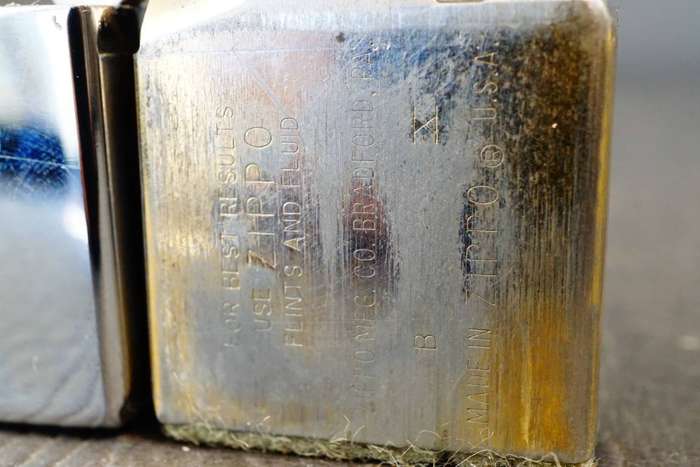 Zippo Stainless Steel with Chrome Finish  **Good Condition**