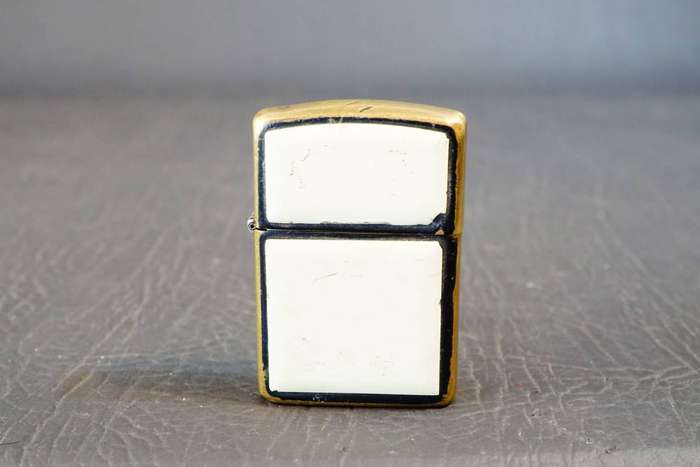 Vintage Zippo Brass with Enamel Finish  **Good Condition**