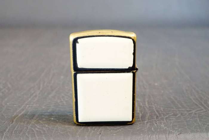 Vintage Zippo Brass with Enamel Finish  **Good Condition**