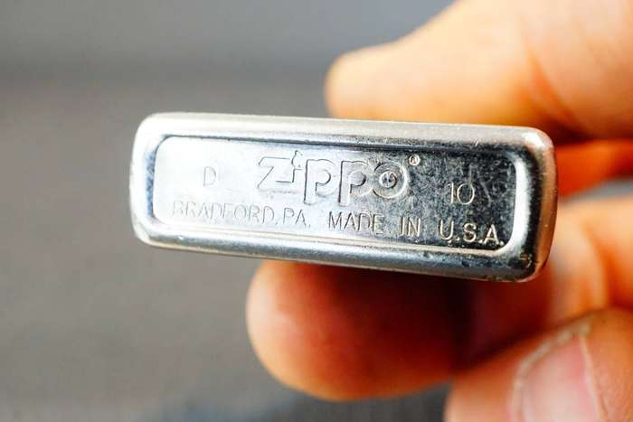 Zippo Stainless Steel with Sandblasted Finish  **Great Condition**
