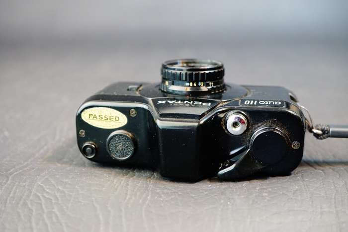 Pentax Auto 110 Auto 110 SLR Film Camera 3 Lens Kit with Box **Great Condition**