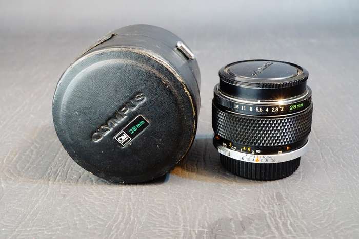 Olympus Zuiko MC Auto W 28mm F2 Lens for Olympus OM Mount