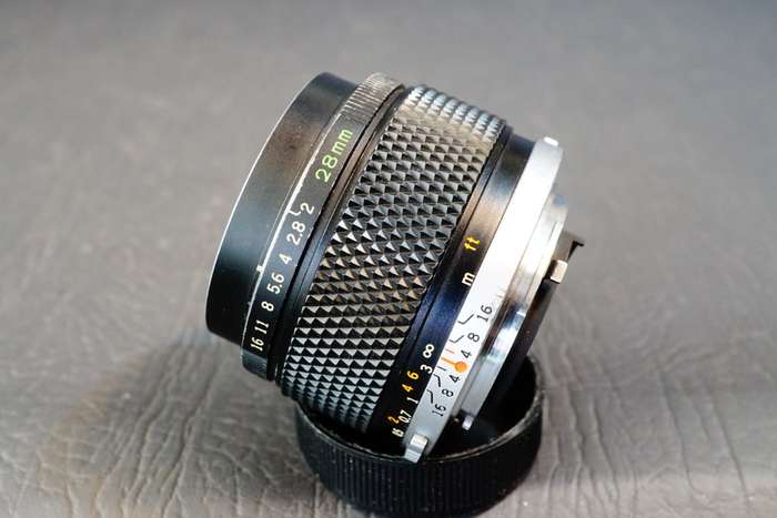 Olympus Zuiko MC Auto W 28mm F2 Lens for Olympus OM Mount