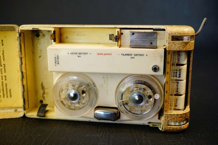 Protona Minifon P-55 L/S Miniature Wire Recorder  **Untested Condition**