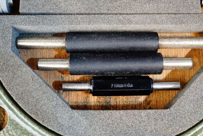 Mitutoyo 104-161 Interchangeable Anvil Micrometer 50-150mm 0.01mm **Great Condition**