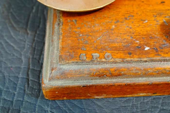 Antique Scale General Post office with Military Marks and Customs Stamps  **Good Condition**