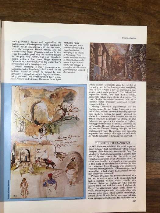 The Great Artists 12 (Delacroix) - A Marshall Cavendish Weekly Collection (Paperback)