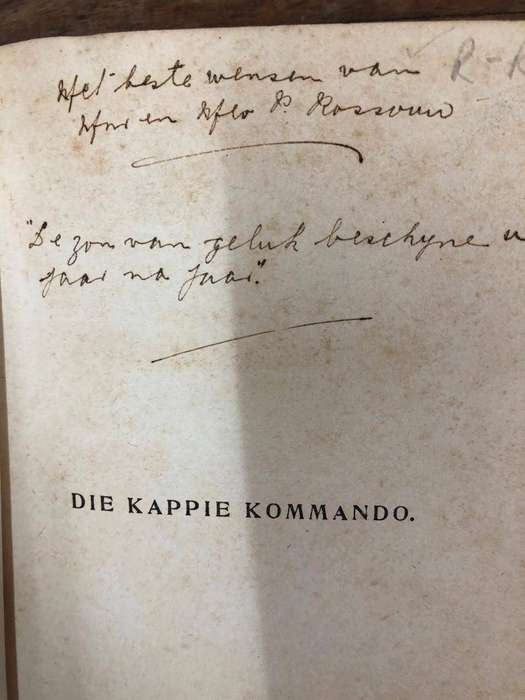 (Second Edition) Die Kappie Kommando - Johanna Brandt (Hardcover with no dj)