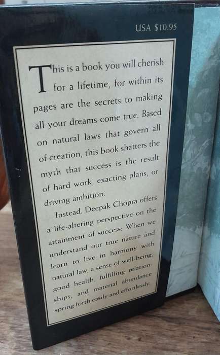 The Seven Spiritual Laws of Success - Deepak Chopra (Hardcover book with dj)