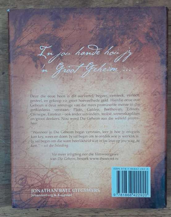 Die Geheim - Rhonda Byrne (Hardcover book with dj)