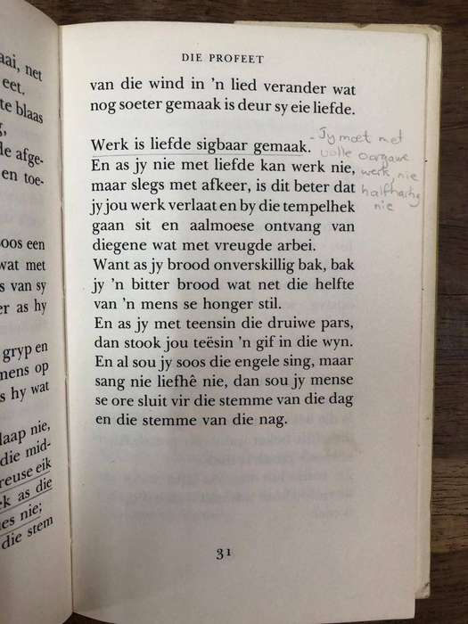 Die Profeet - Kahlil Gibran (Hardcover with dj)