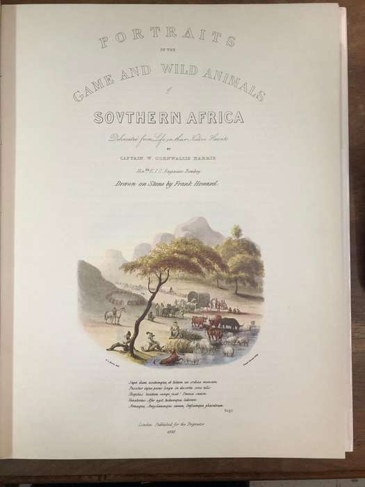 Portraits of the Game and Wild Animals of Southern Africa - Captain W Cornwallis Harris (Hardcoverdj