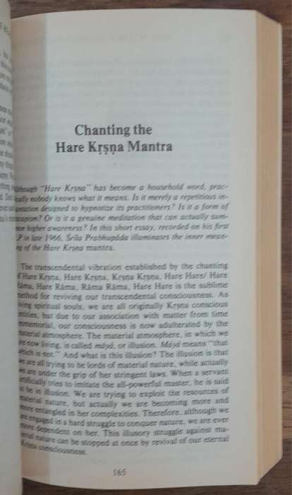 The Secret of Self Realization - AC Bhaktivedanta Swami Prabhupada (Paperback book with no dj)