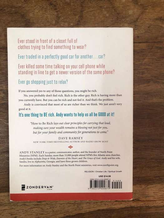 How To Be Rich - Andy Stanley (Paperback)