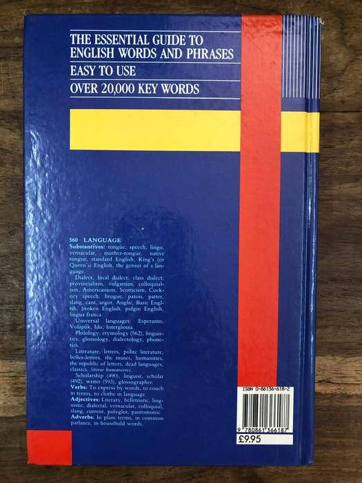 Roget's Thesaurus - DC Browning (Hardcover with no dj)