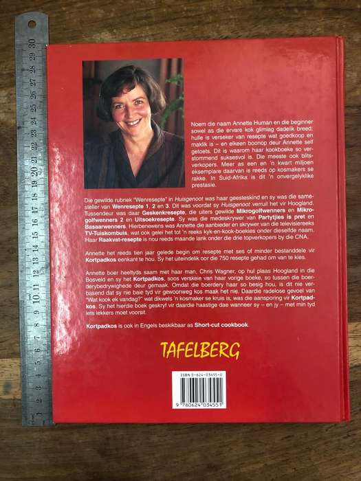 Kortpadkos - Annette Human (Hardcover book with no dj)