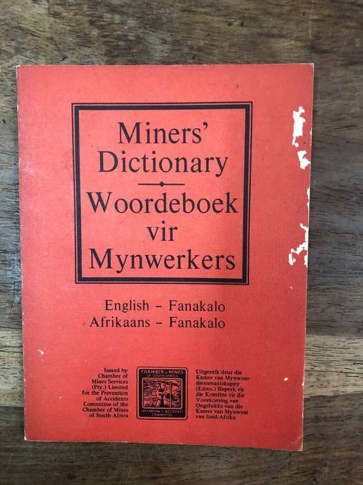 Miners' Dictionary - Chamber of Mines Services (Paperback)