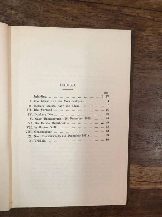 (First Edition) Naar Bloedrivier en Paardekraal - JA Smith (Hardcover with no dj)